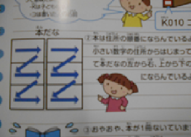 本棚の見方の画像